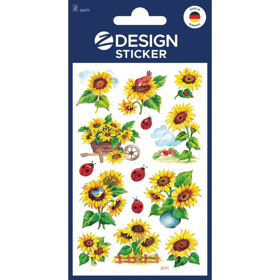sonnenblumen, blumenstickers, stickers, dekoration, sonnenblumen thema