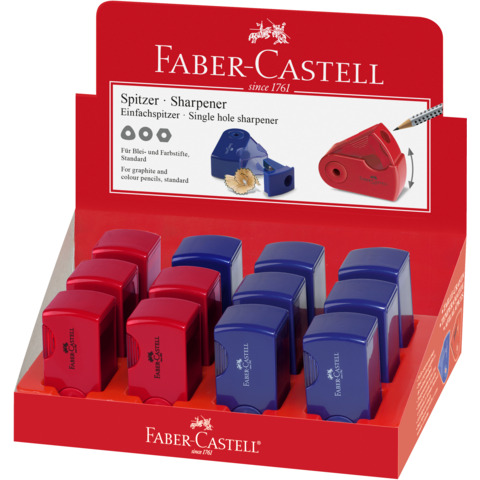 Dosenspitzer Sleeve Mini, rot FABER CASTELL 182711