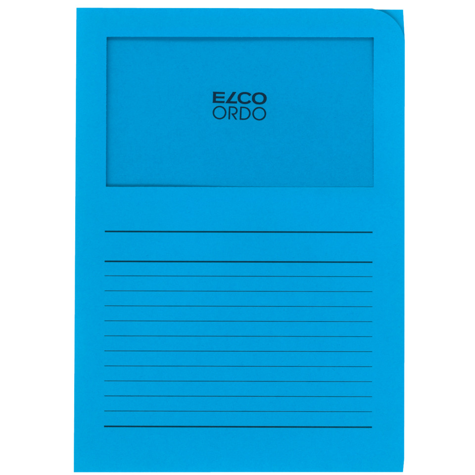 notebook, blue, lined pages, pocket, front pocket, brand on cover