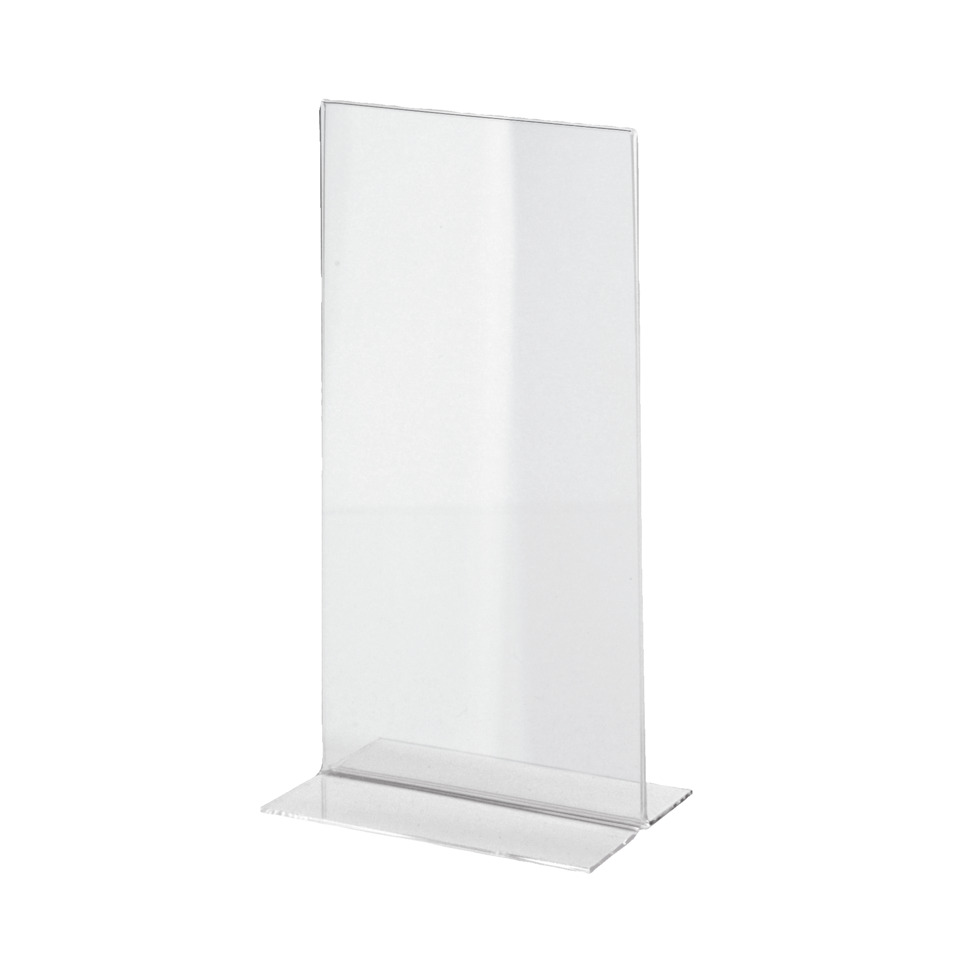 Plexiglas-Halter, Ausstellungsständer, Transparenter Schild, Display-Ständer, Rahmenlose Platte