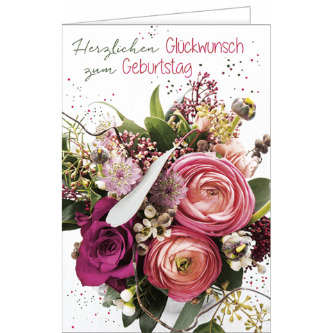 Grafiken, Florales Design, Blumen-Arrangement, Blumenstrauß, Grußkarte