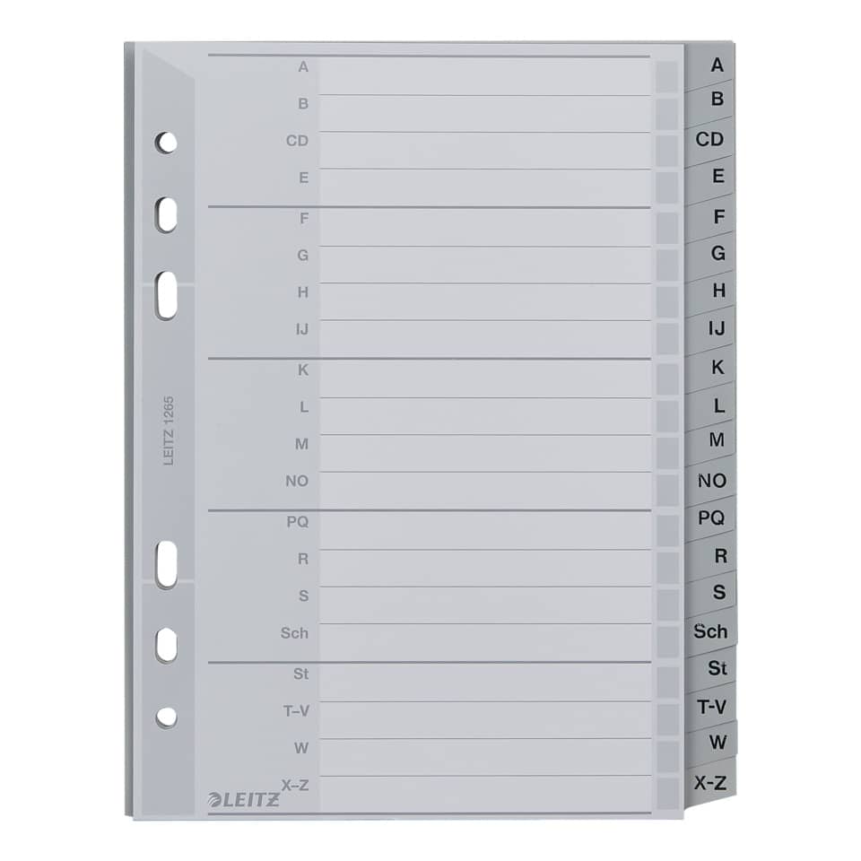 Binder, Index tab, Buchbinder, A-Z Register, Kartonbinder