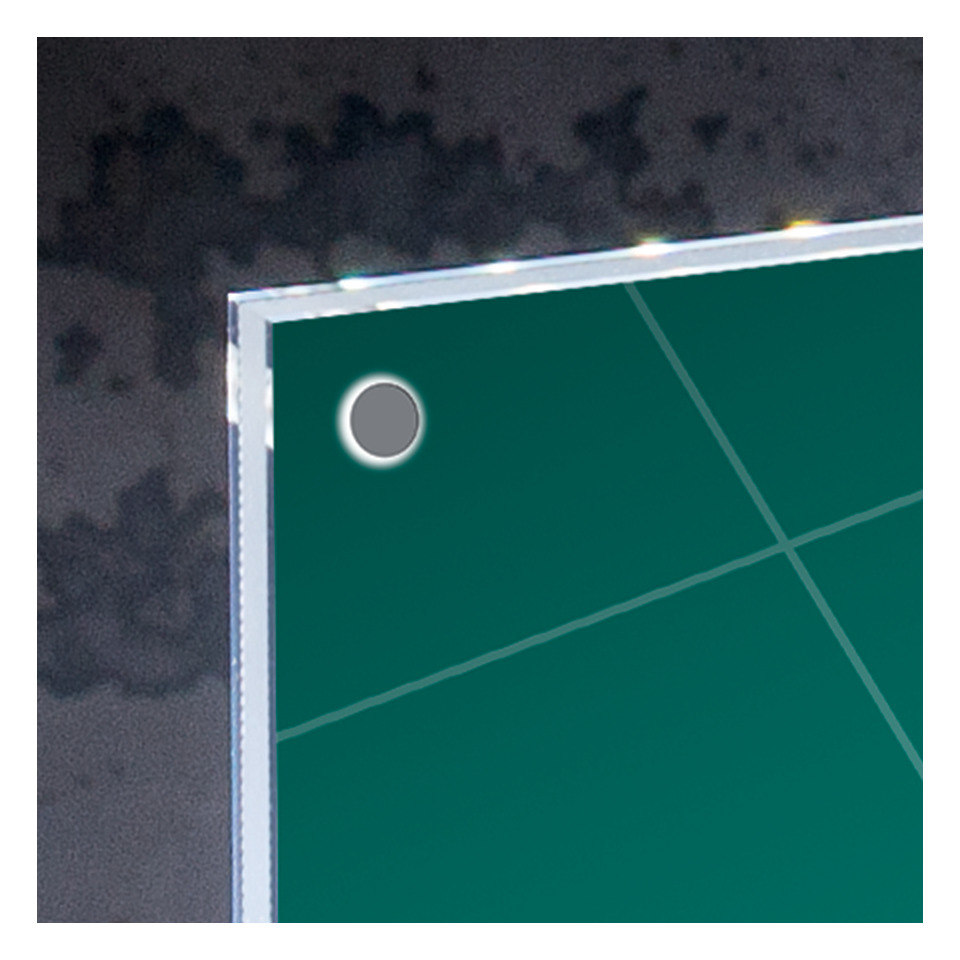 monitor, display, screen, corner hole, green