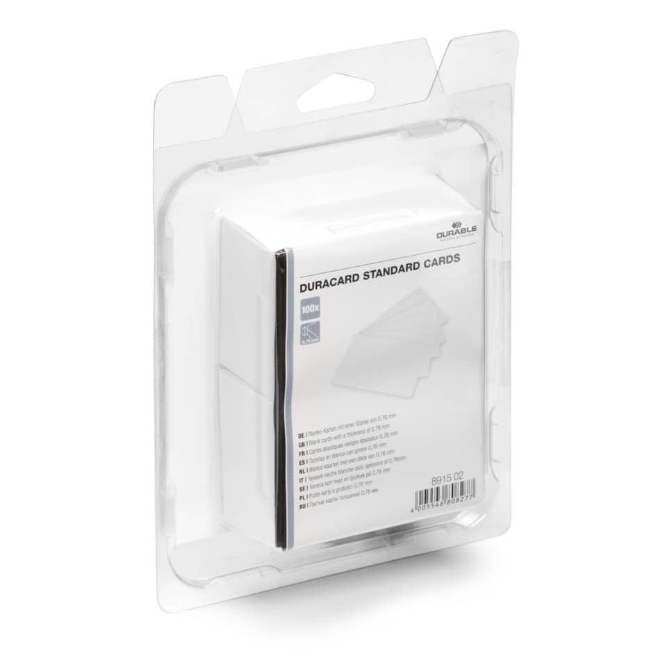 Standardkarten, Langlebig, Kartenpackung, Plastikverpackung, Duracard