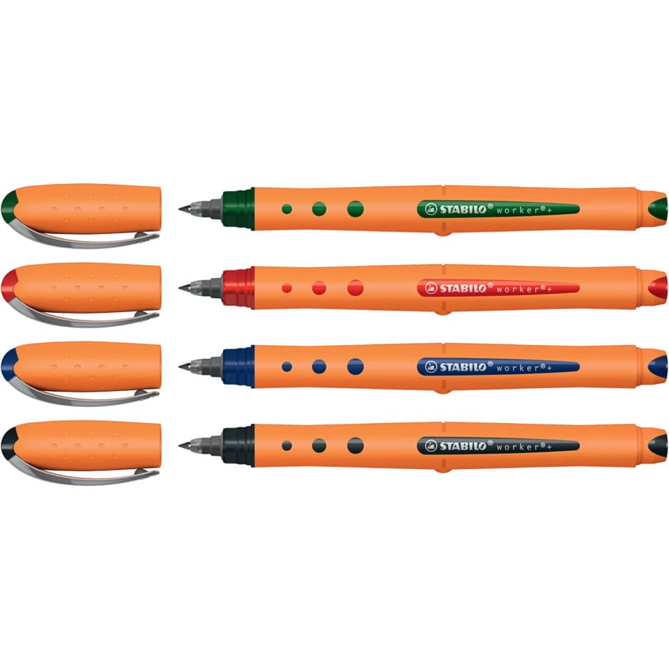 Stabilo Highlighter, Marker Set, Neon Orange, Filzstift Spitze, Klippenkappe