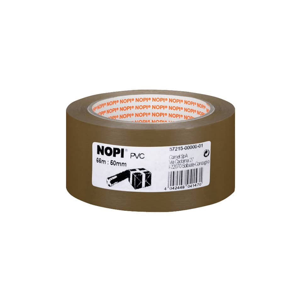 PVC-Klebeband, Braun, 55mm, Klebeband, NOPI
