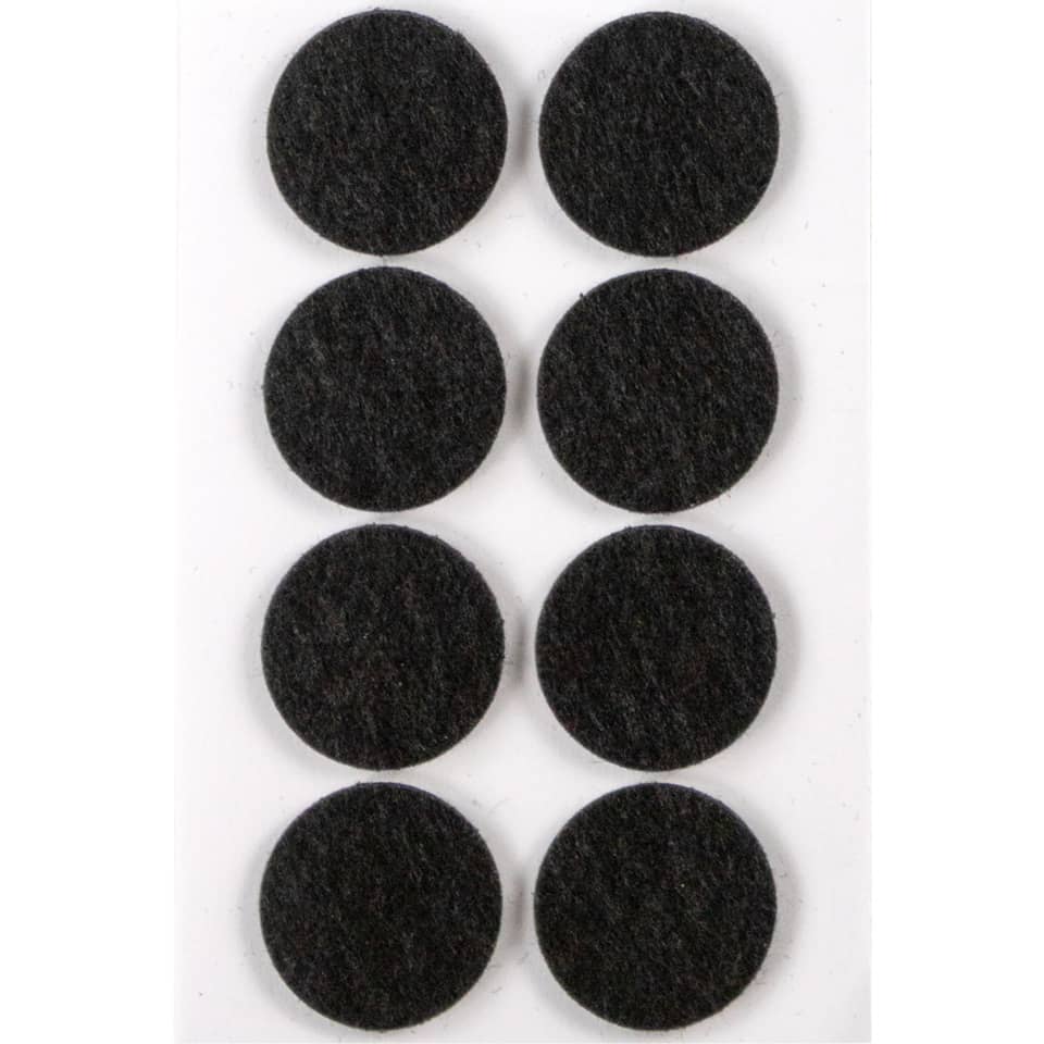 schwarze-pads, filz-pads, untersetzer, klebepads, schwarz-round