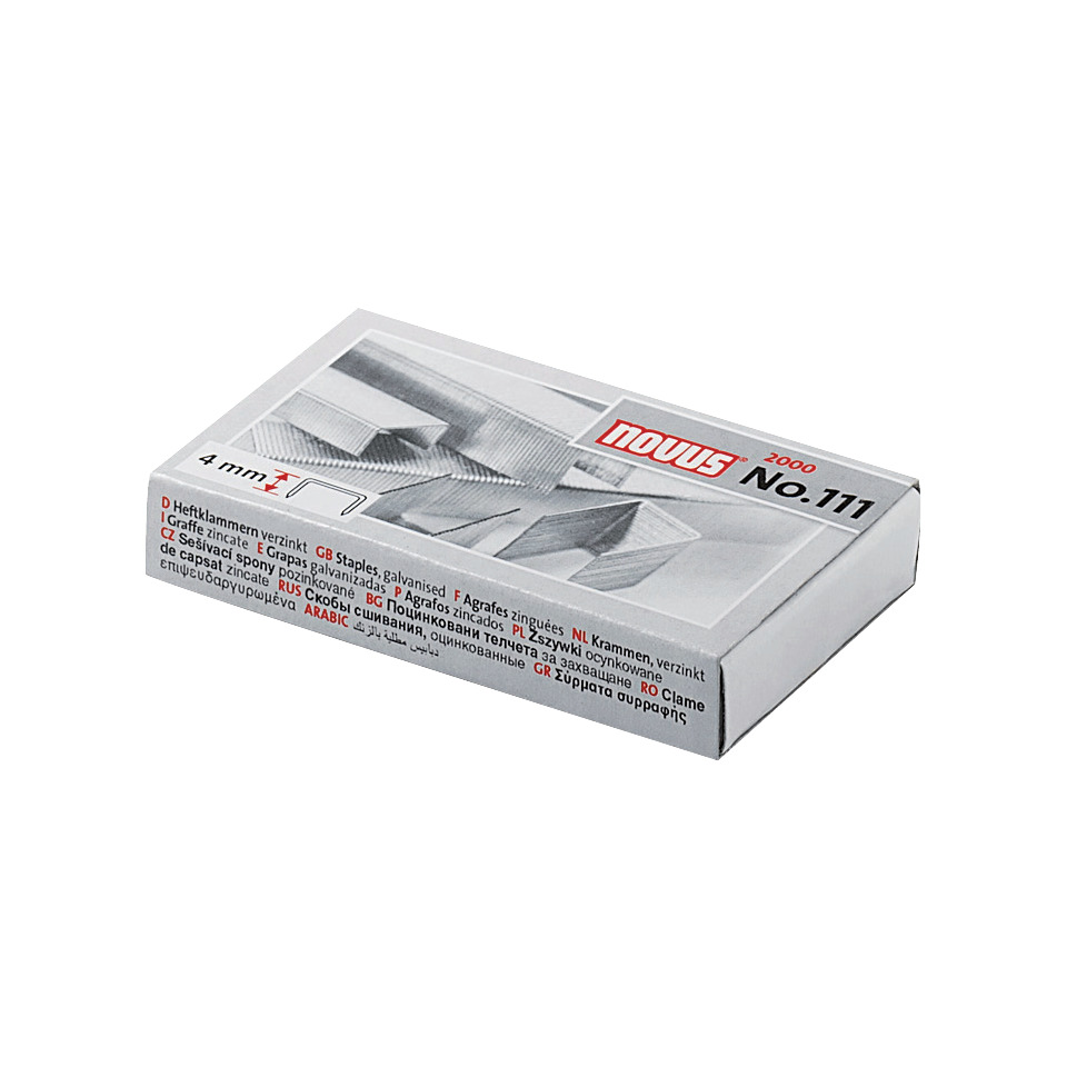 staples, staple gun, box, metal, 4mm