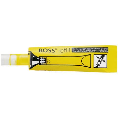 Textmarker Nachfüllsystem BOSS® ORIGINAL, 3ml, gelb STABILO 070/24