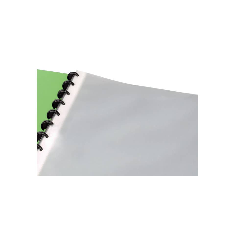 Spiralbindung, Notizbuch, Kunstleder, Hülle, Blaues/weißes Papier