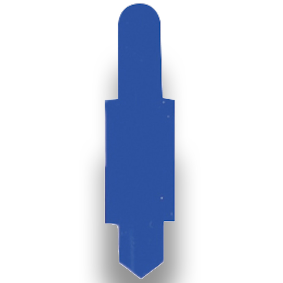 blau, pfeil, kunststoff, etikett, symbol, blau, werkzeug, pfeil, messerspitze, kunststoff