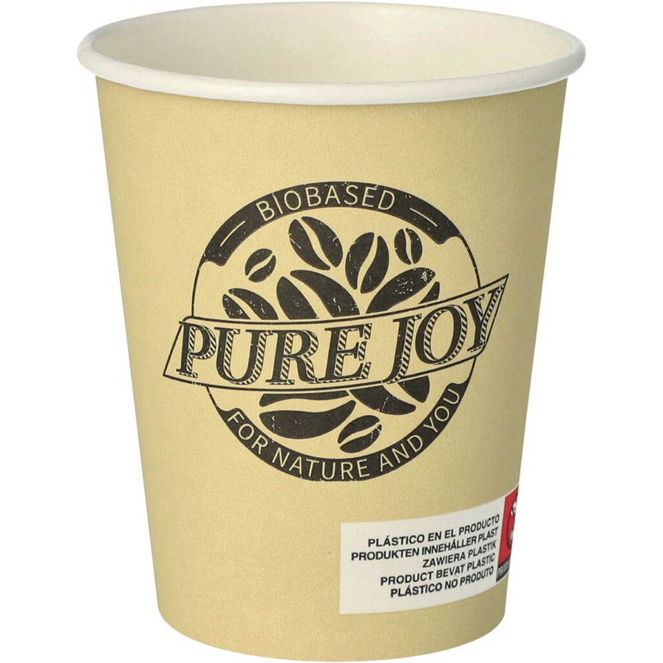 Biobased, Becher, Einweg, Kaffeebecher, Papierbecher