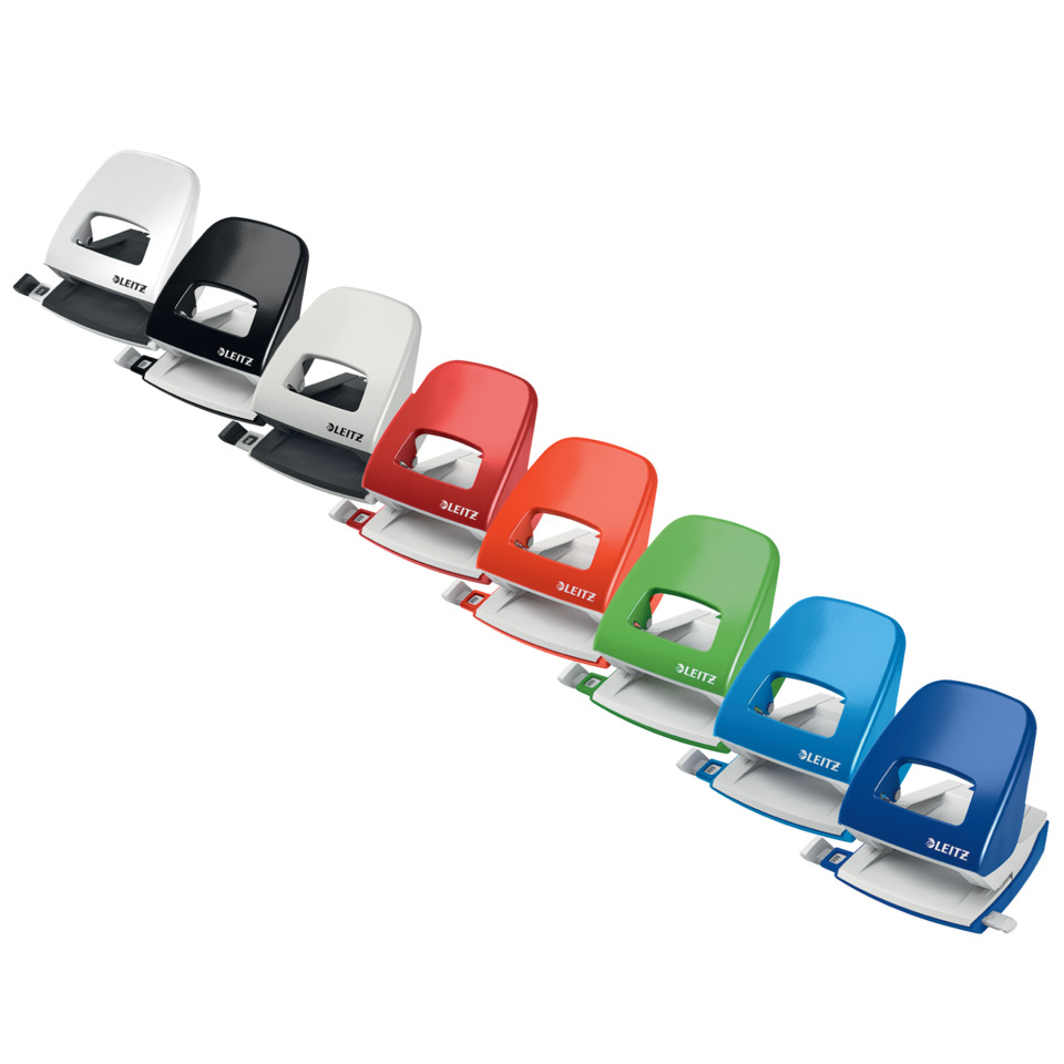 stapler, kanban, locher, farbig, Leitz