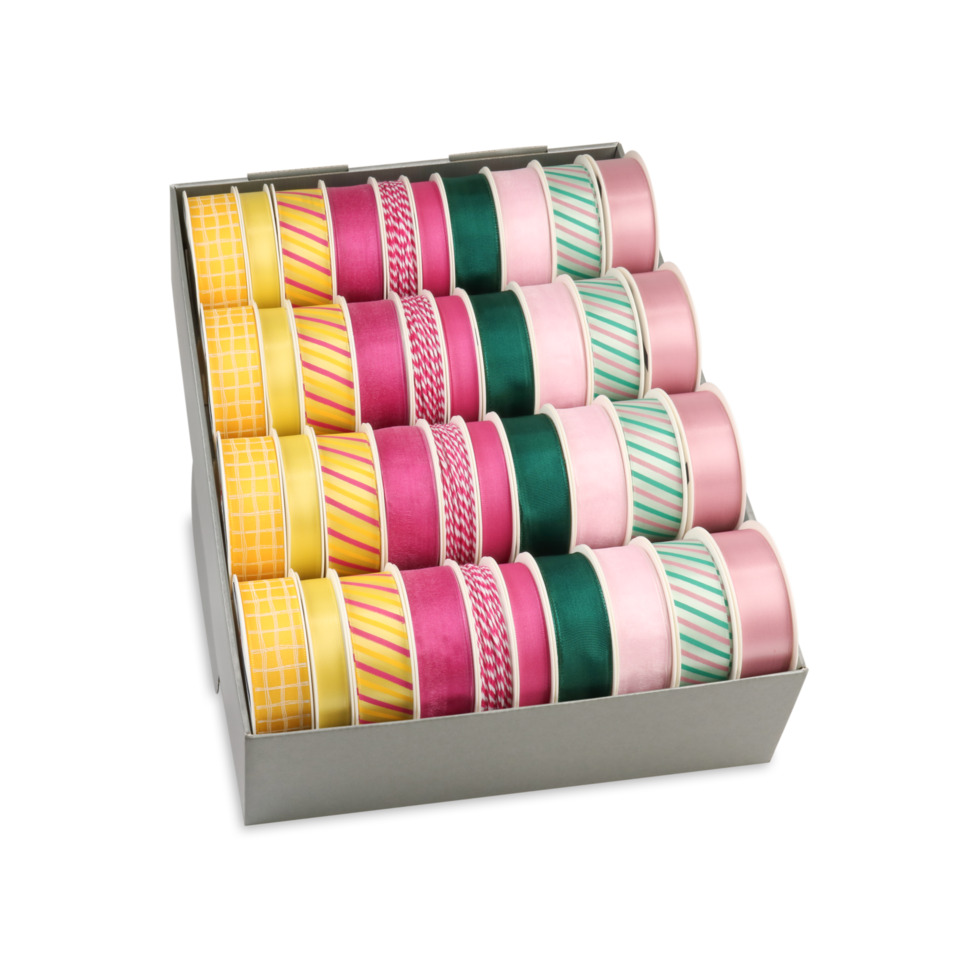 Schleifenband, Bandrollen, Schmuckband, Bortenband, Dekoband