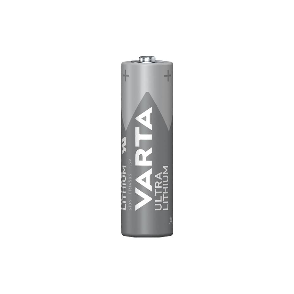 Lithium, Batterie, AA, Ultium, Silber
