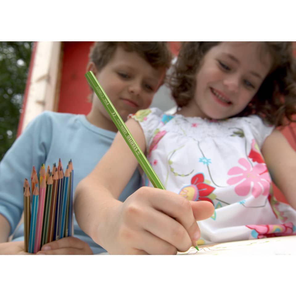 Bleistift, Kinder, Malen, Pausenbild, Holzstift