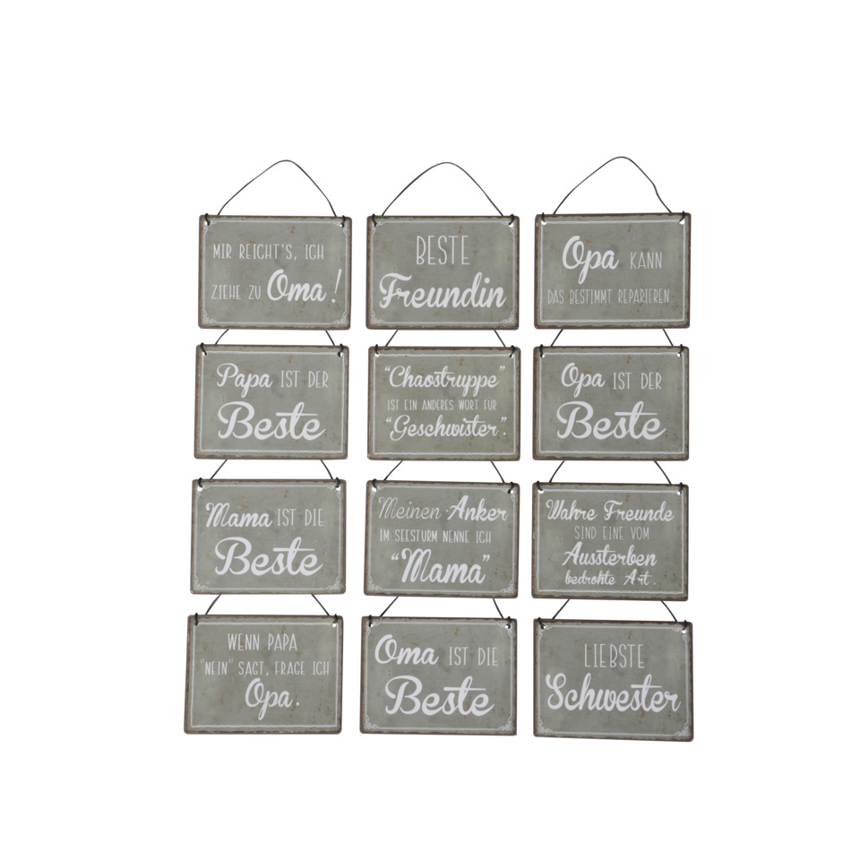 Deko-Schilder, Wanddeko, Sprüche-Holzschild, Rustikales Design, Familienbotschaften