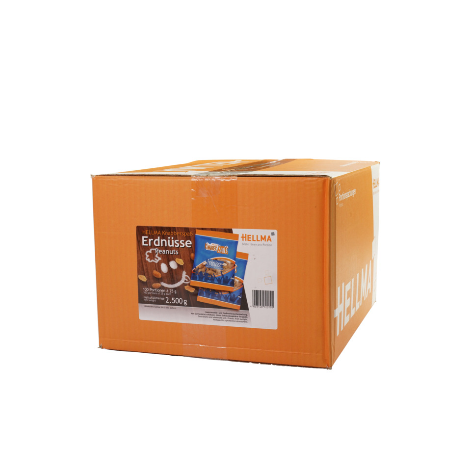 Nussmischung, Erdnüsse, Box, Karton, Snack-Mischung