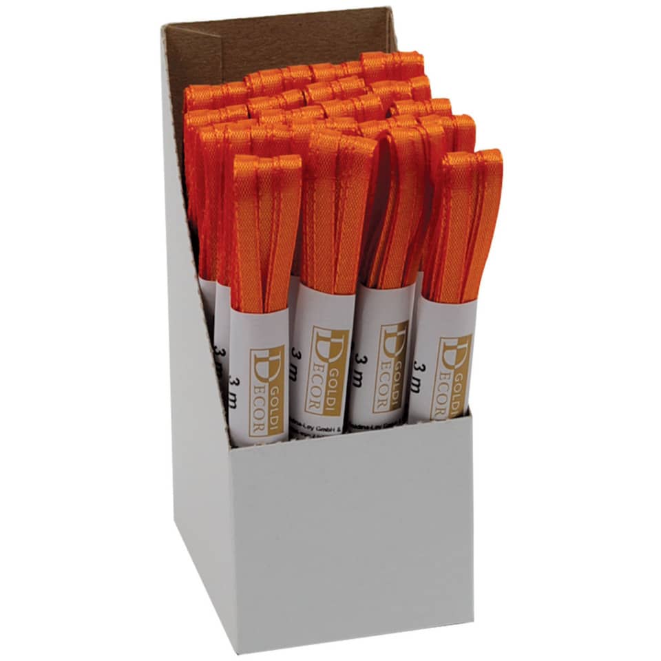 Taftband, 5mmx3m, orange GOLDINA 1445 005 40 2003