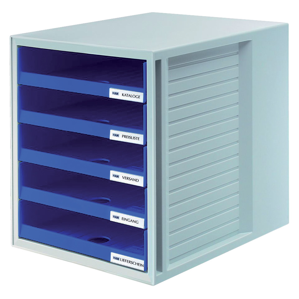 datei-schrank, klein-schubladenbox, hän-sortierbox, metall, blau