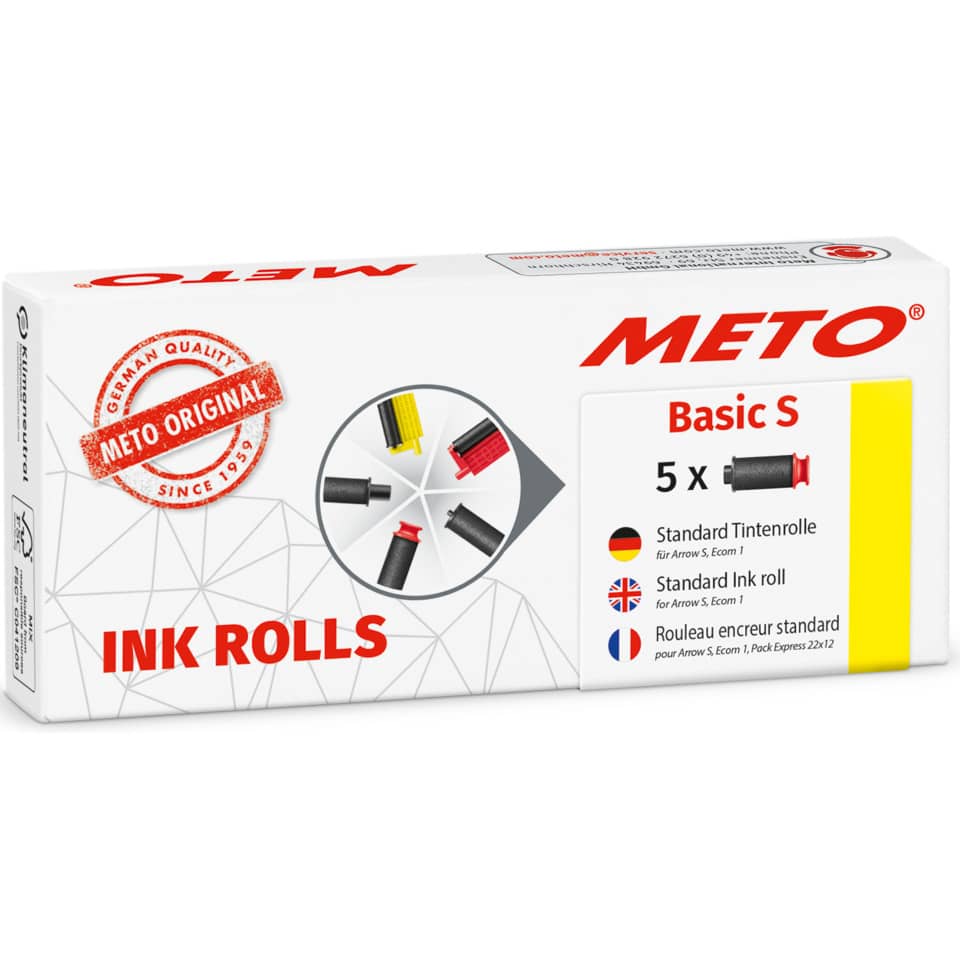 Tintenrollen, Standard-Tintenrolle, INK ROLLS, Basic S, Meto