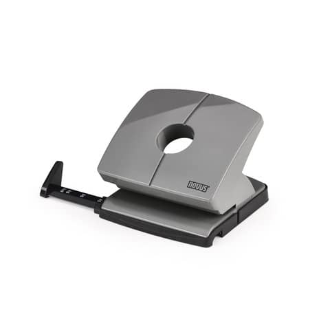 Locher B 220 Color ID 2.0, 20 Blatt, Anschlagschiene, Metall, smart grey NOVUS 025-0656