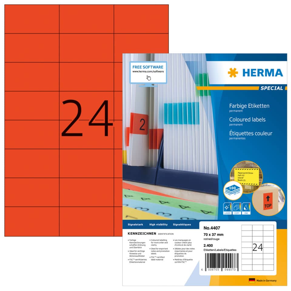 orange grid, Etiketten, Labelblätter, Beschriftung, Etikettenpapier