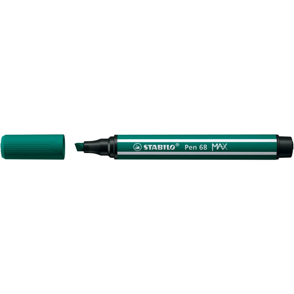 Marker, Permanent marker, Green marker, Fine tip, Stabilo Pen 68