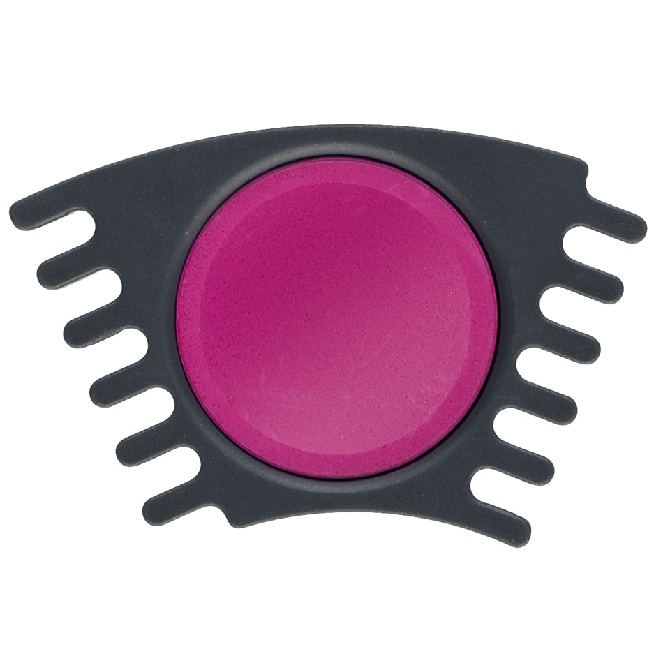 Kunststoff-Adapter, Magnetischer Verschluss, Flache Scheibe, Rosa Magenta, Befestigungszahnrad
