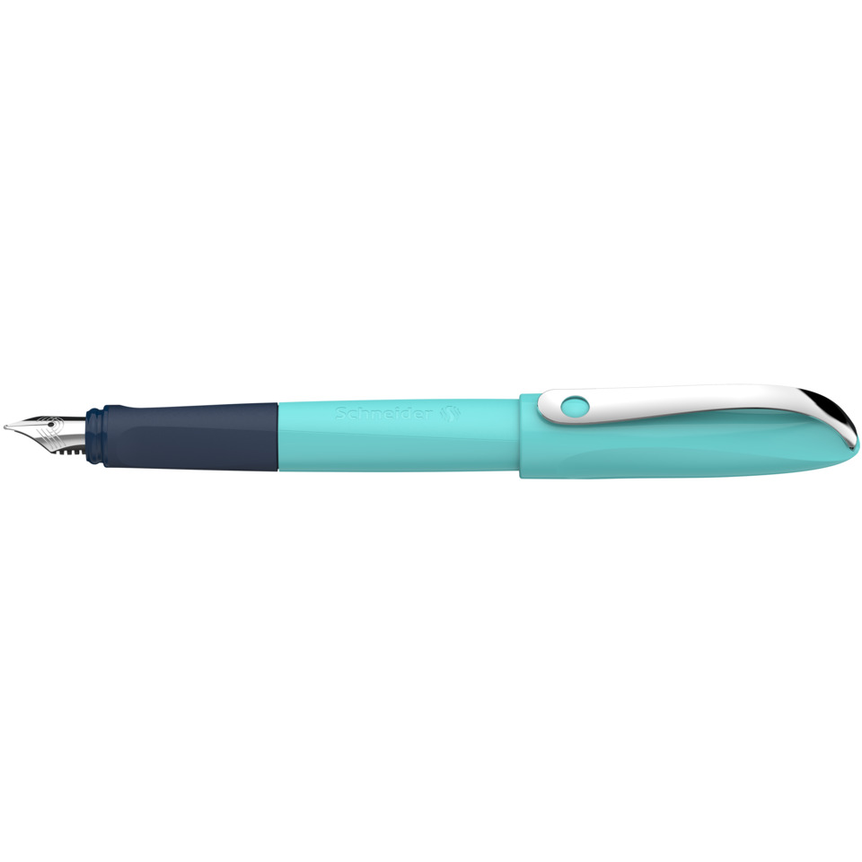 Fountain pen, Türkisiert?, Turquoise, Nib, Clip, Griff