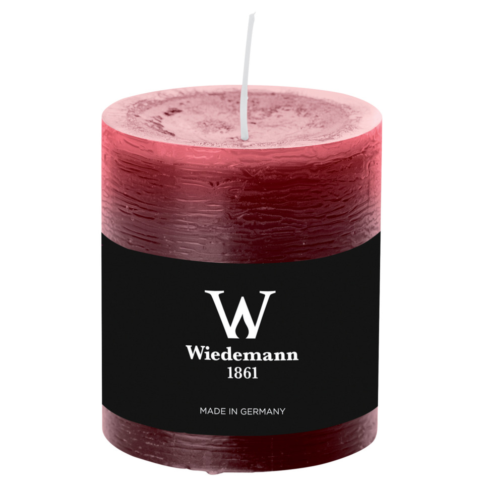 kerzen, palisade, kiwibriant, dicke kerze, schwarz-rot gradient