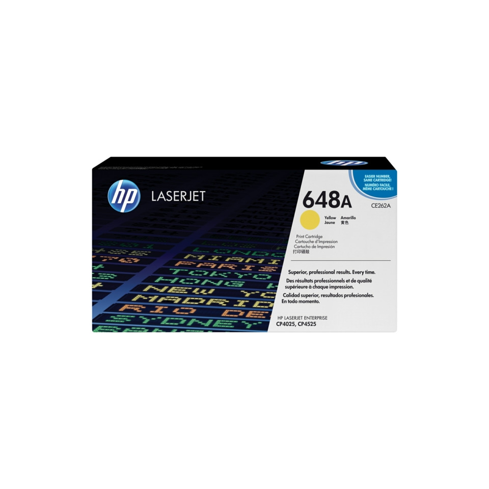 laserjet, Druckpatrone, gelb, 648A, HP, LaserJet, Toner, Cartridge, HP, Gelb