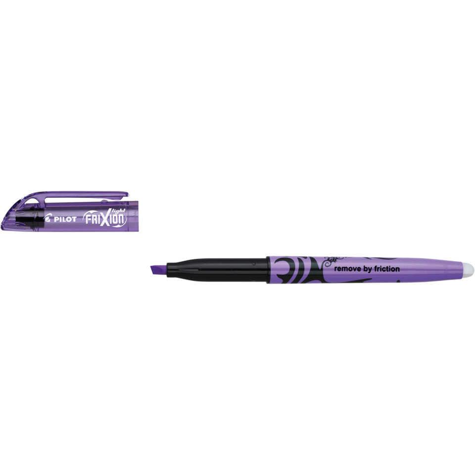 Marker, Permanent marker, Chisel tip, Purple, Frixion erasable