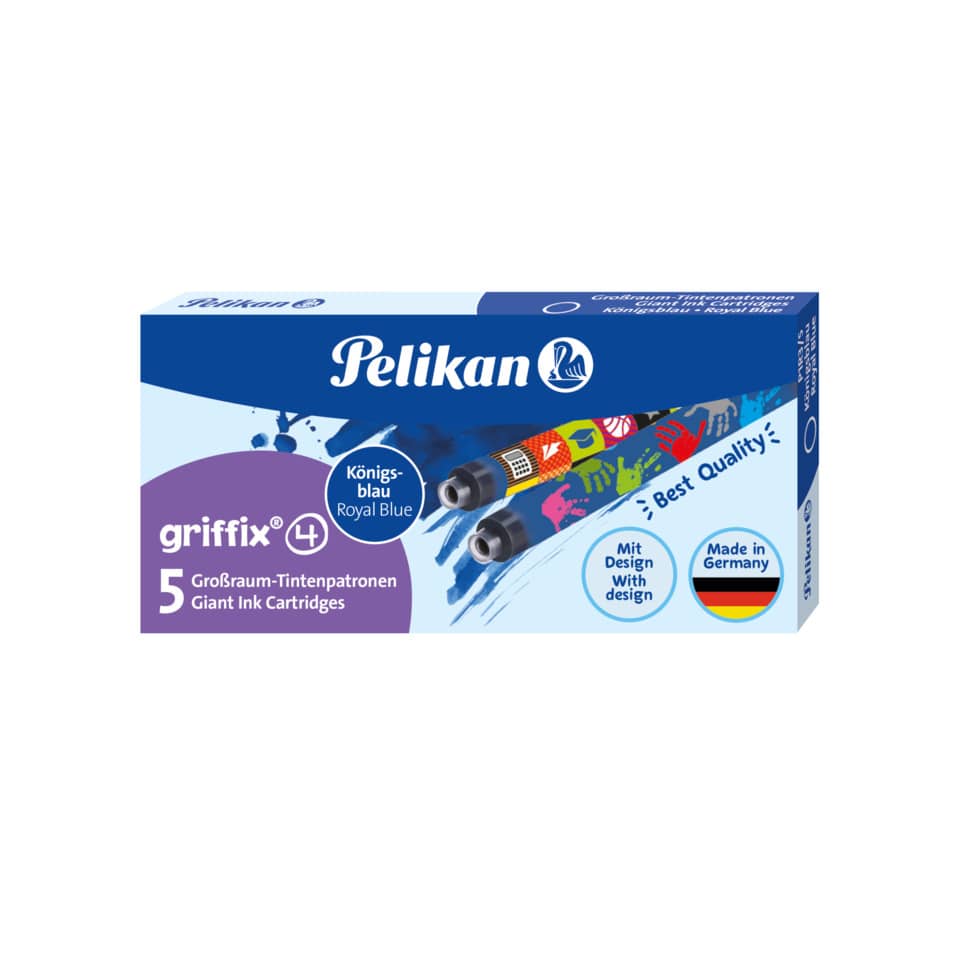 Tintenpatronen, Giant ink cartridges, Graffix, 5er Pack, Königsblau Royal Blue