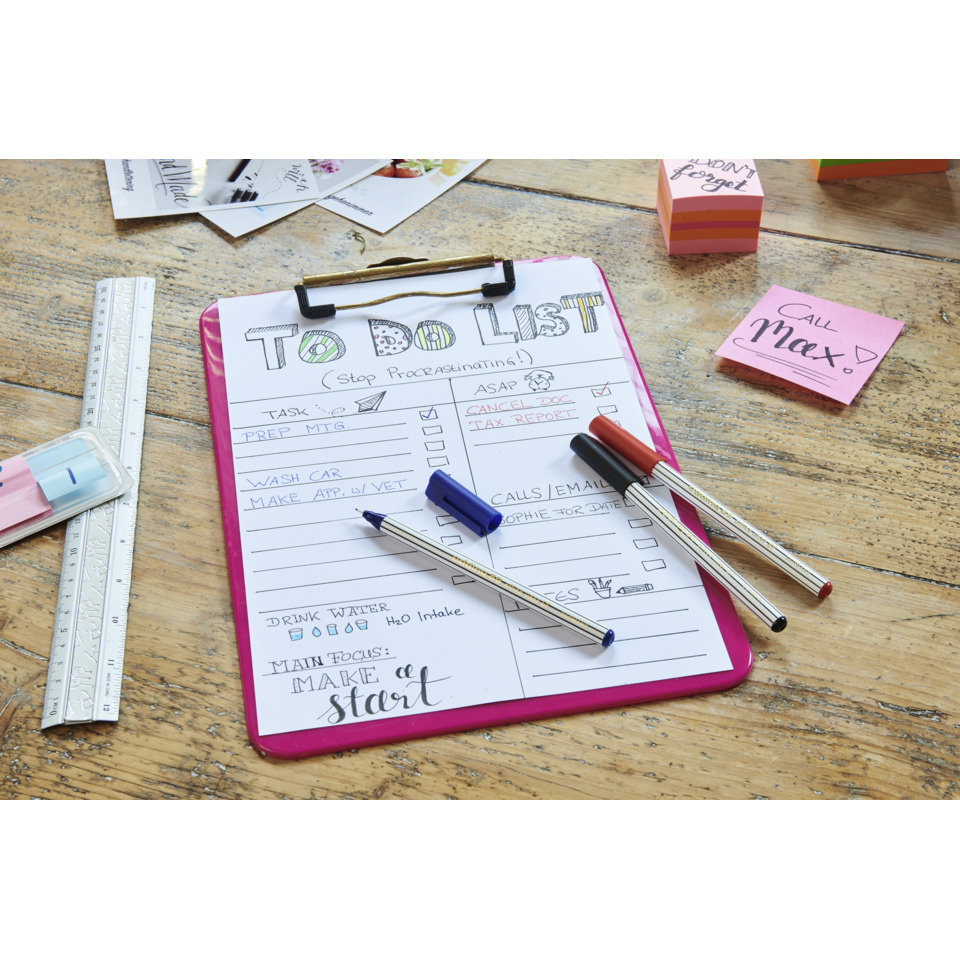 To Do List, Clipboard, Bleistift, Marker, Lineal, To-do Liste, Clipboard, Schreibbedarf, Kugelschreiber, Notizen