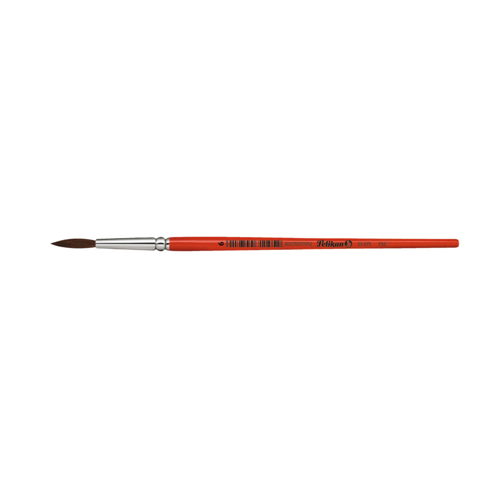 Pinsel, Aquarellpinsel, Roter Griffel, Nasspinsel, Feine Spitze