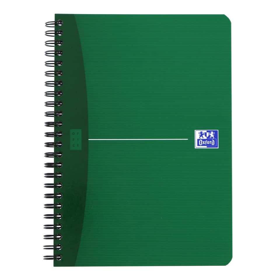 Spiral notebook, Notizbuch, Grün, Oxford, Linien-Layout