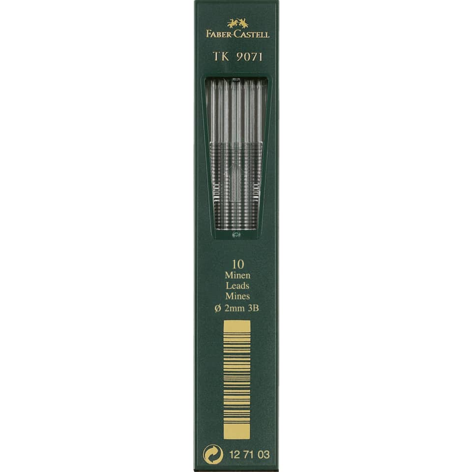 Fallmine 9071 X 3B, 2mm, 10 Stück FABER CASTELL 127103
