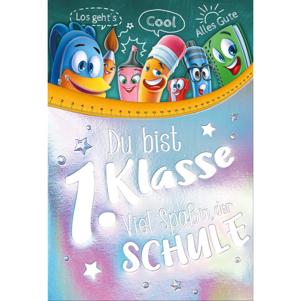 Schultasche, Schulartikel, 1. Klasse, Kunststoff?, Schule