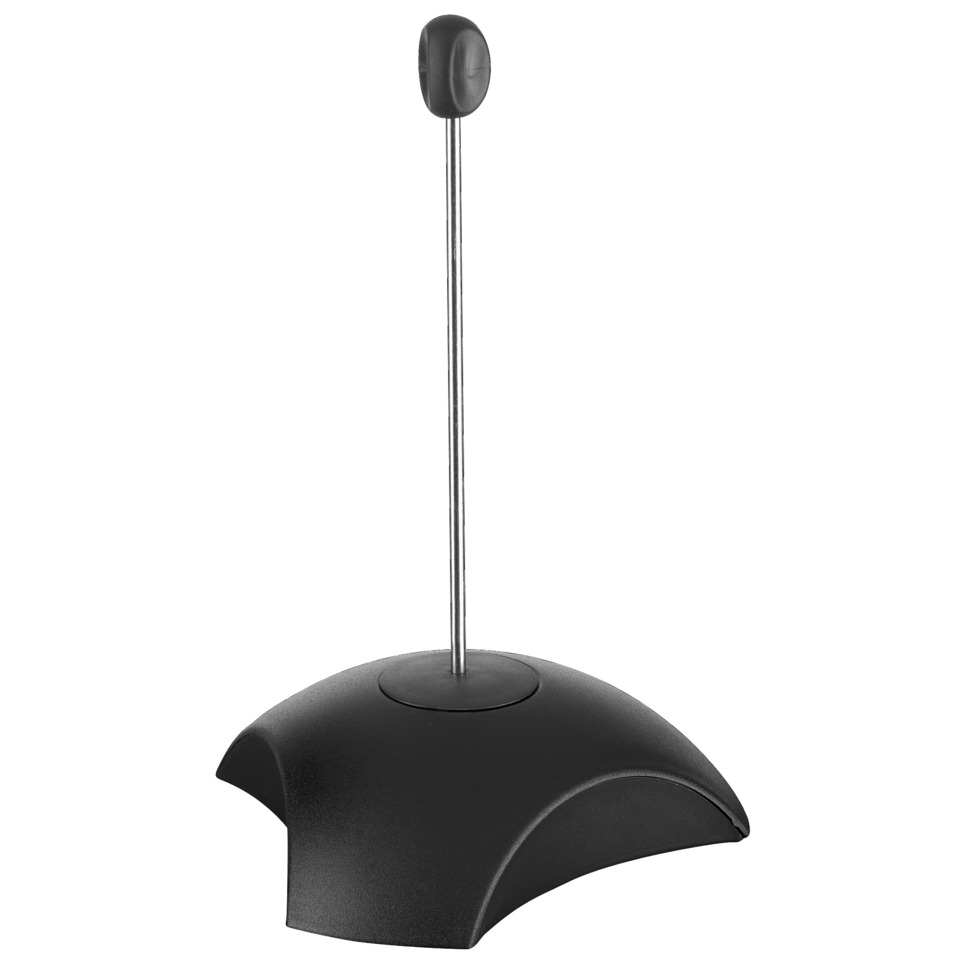 Mikrofonständer, Schreibtisch-Mikrofonfuß, Studio-Mikrofon, Gooseneck-Ständer, Schwarz