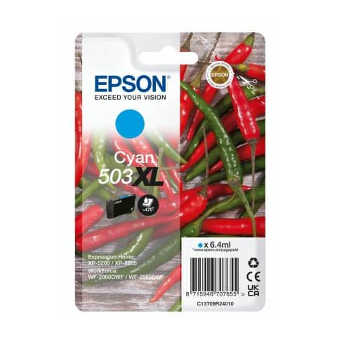 Inkjetpatrone Nr.503XL cyan EPSON C13T09R24010