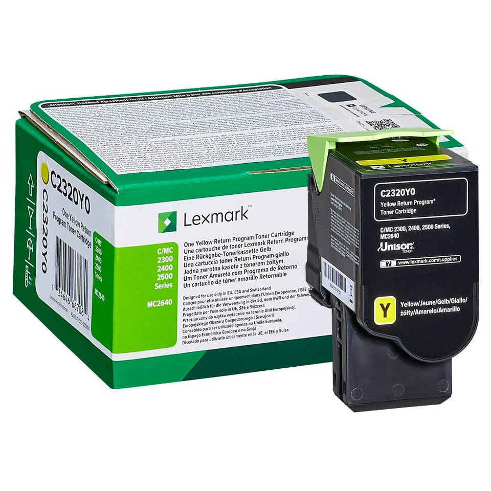 Tonerpatrone, Kassette, Gelb, Lexmark, MC2640 Series