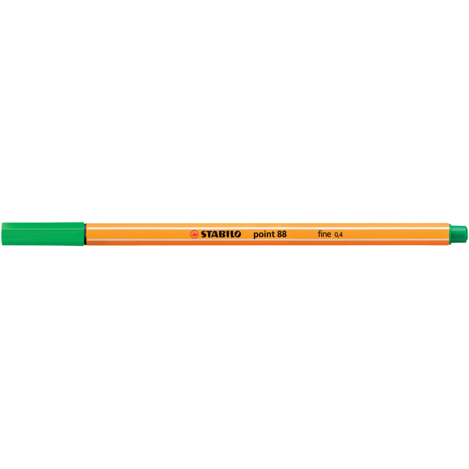 Marker, Markerstift, Orange, Feinspitze, Stabilo