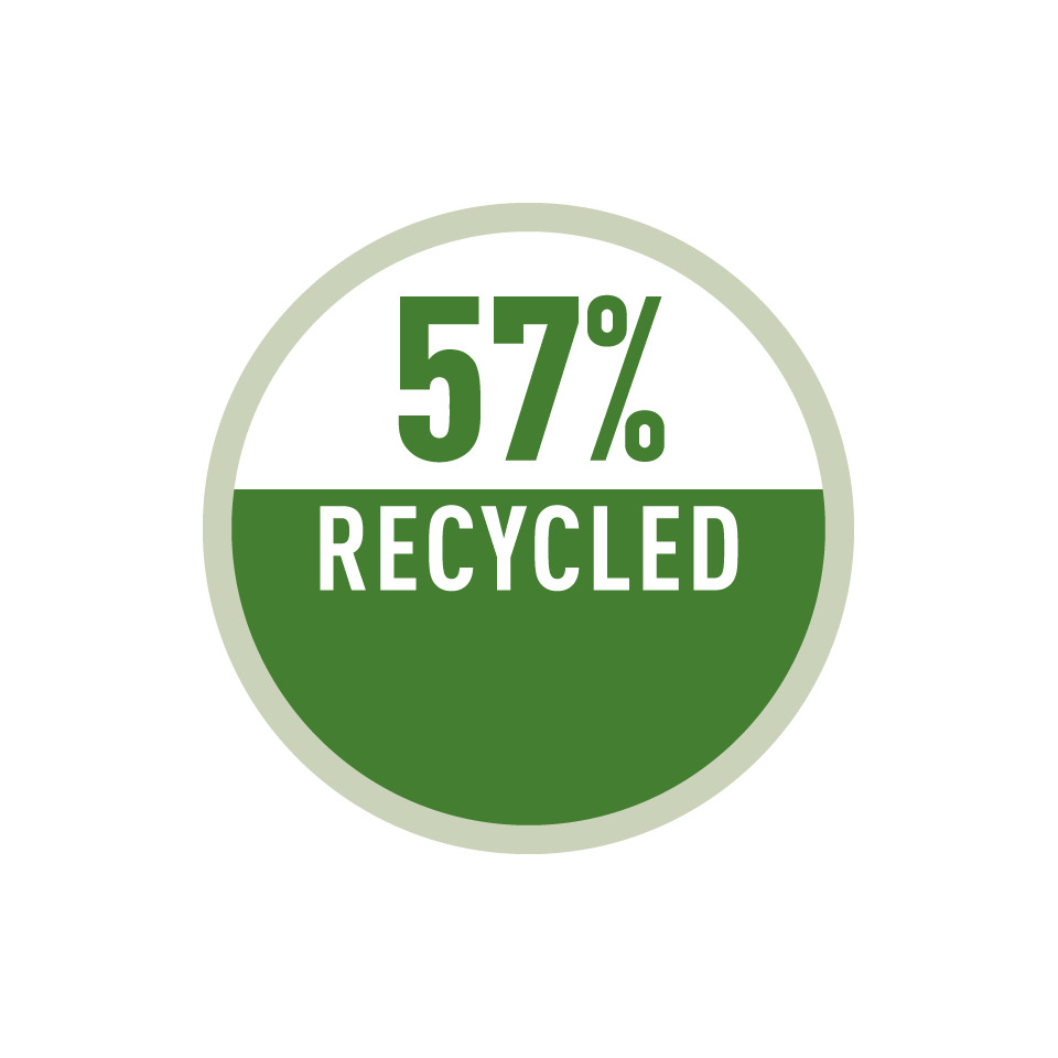 recycelt, prozentsatz, Abzeichen, grün, Kreis