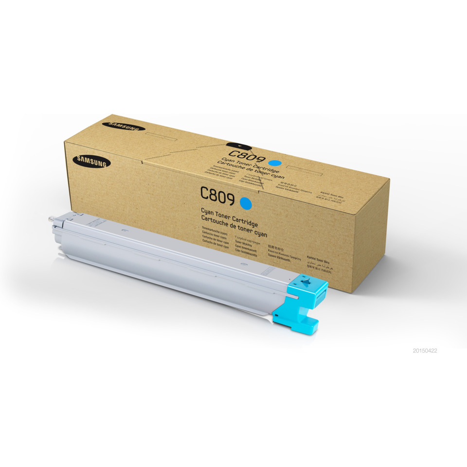  Tonerpatrone, Cyanpatrone, Toner von Samsung, Druckertoner, C809 , Cyan-Toner, Cartouche, Cartouche d'encre cyan, Toner-Kassette, Samsung-Kompatibel