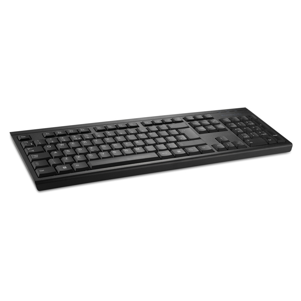 Tastatur, Full-Size, Kabelgebunden, Schwarz, QWERTY