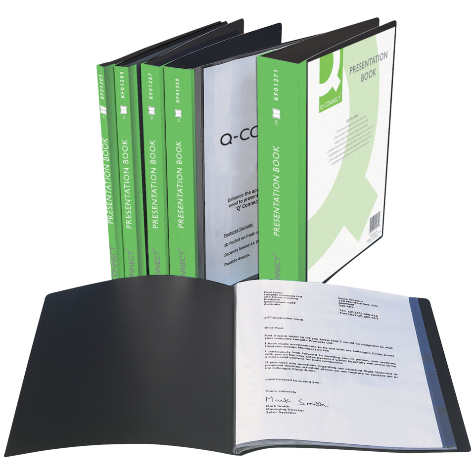 presentation book, Binder, Ring binder, grüne Bindung, Lehrmaterialien Set