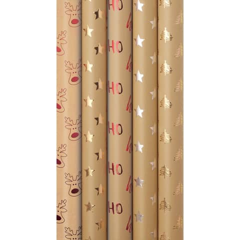 Weihnachts-Packpapier Shining Moments, 1,5mx70cm ZÖWIE 33013 505158