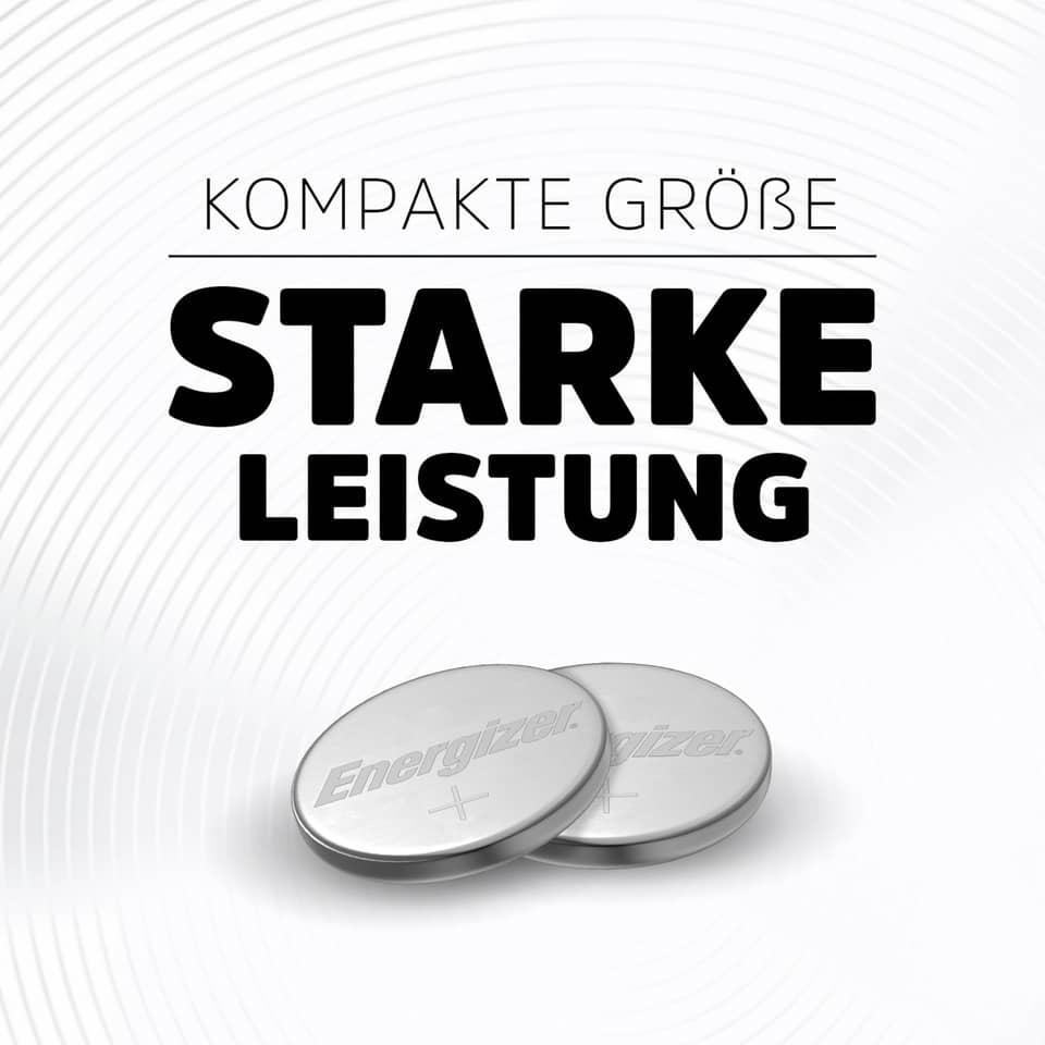 Batterie, Knopfzelle, CR2032, Lithiumknopfzelle, Energizer