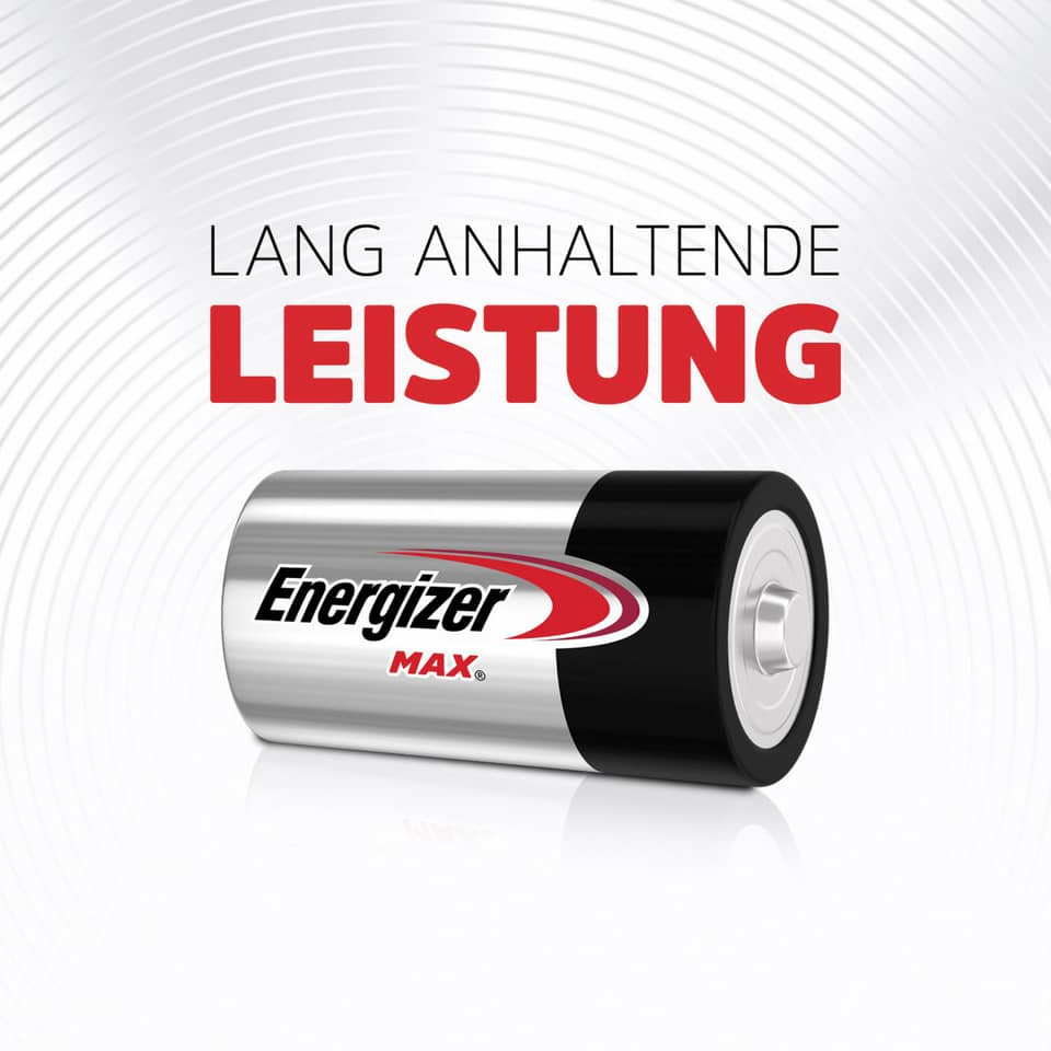 Batterie, AA-Batterie, Alkaline, Energizer, max